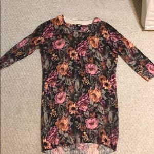 Floral Sweater Dress